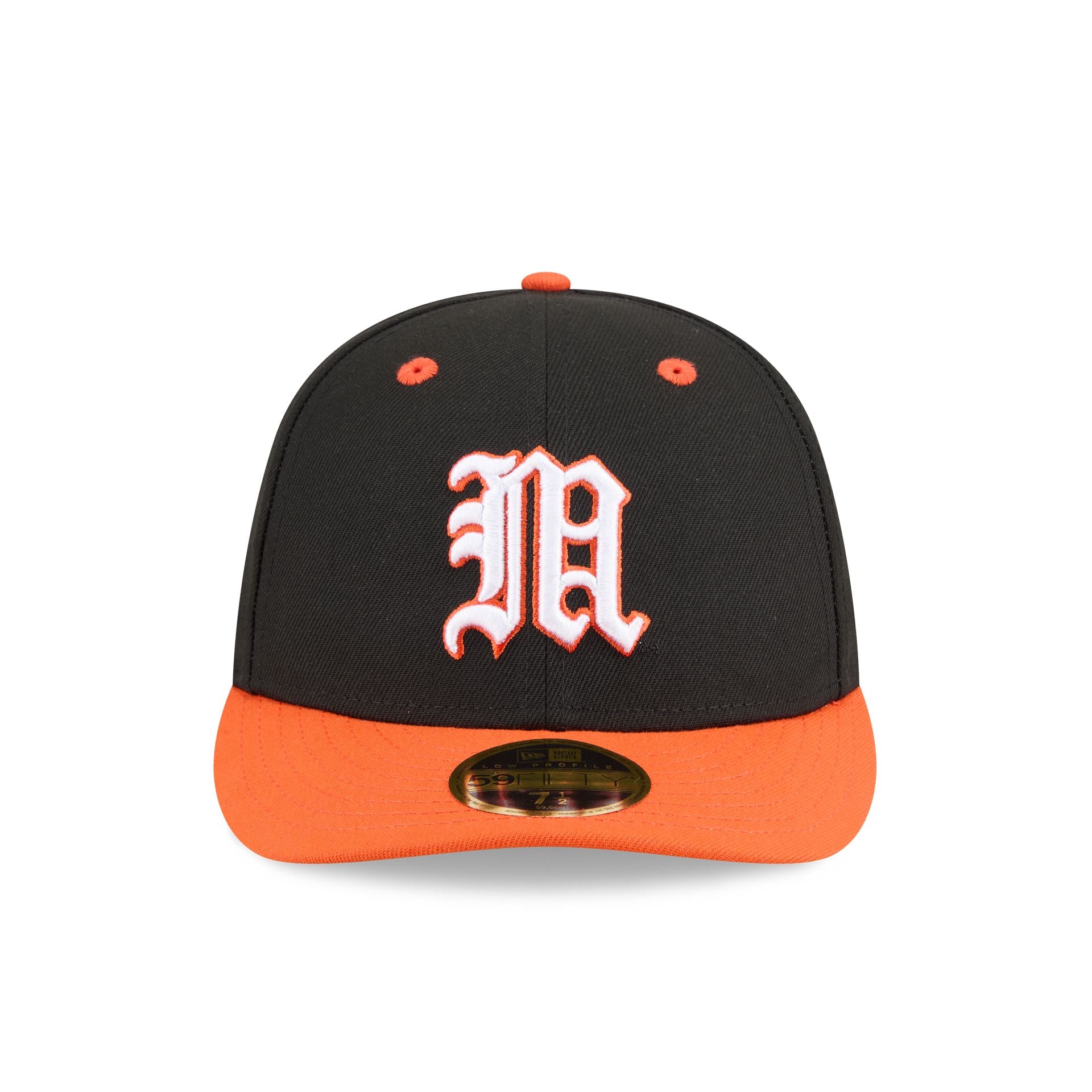 New Era x adidas Miami Hurricanes Black Low Profile 59FIFTY Fitted Hat