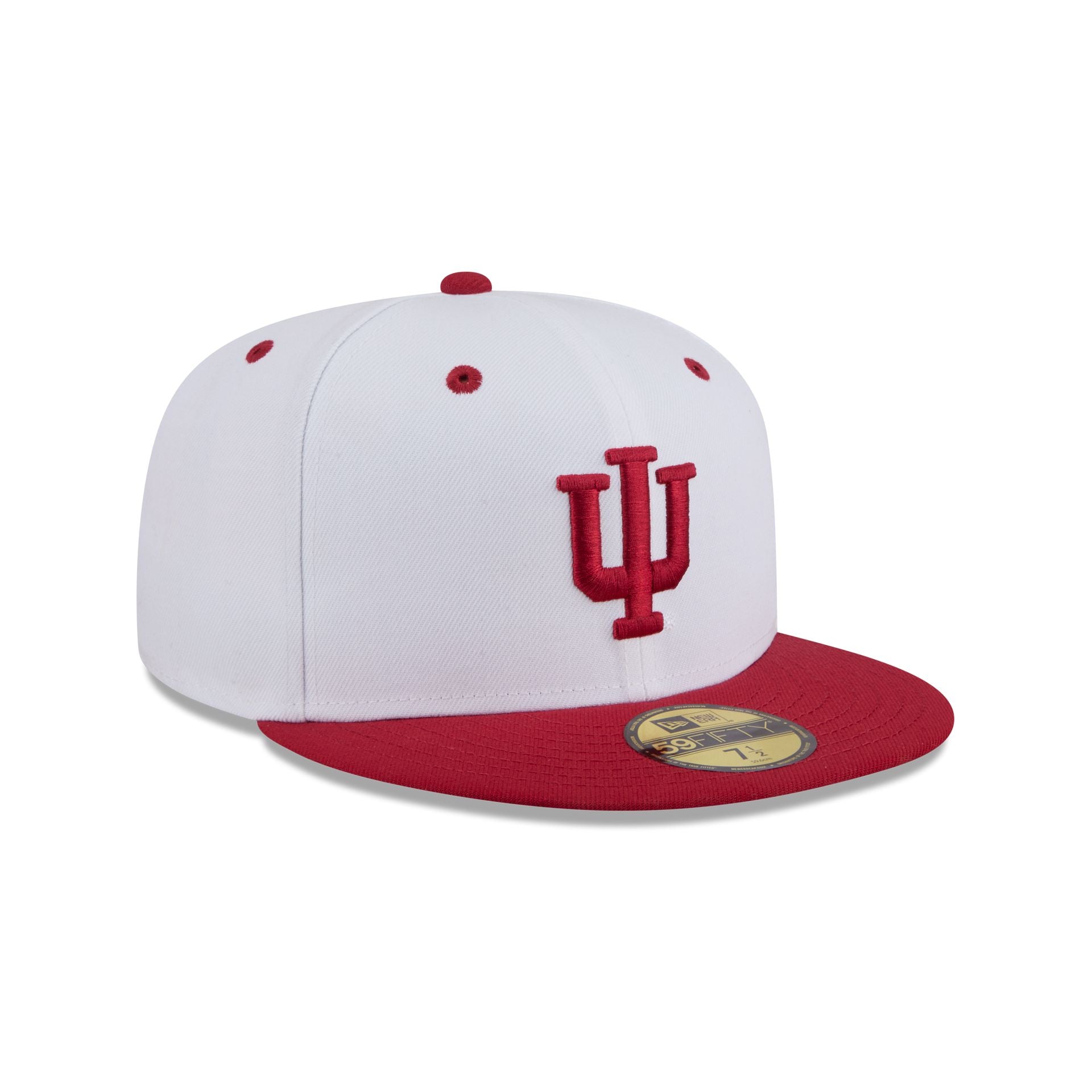 New Era x adidas Indiana Hoosiers White 59FIFTY Fitted Hat