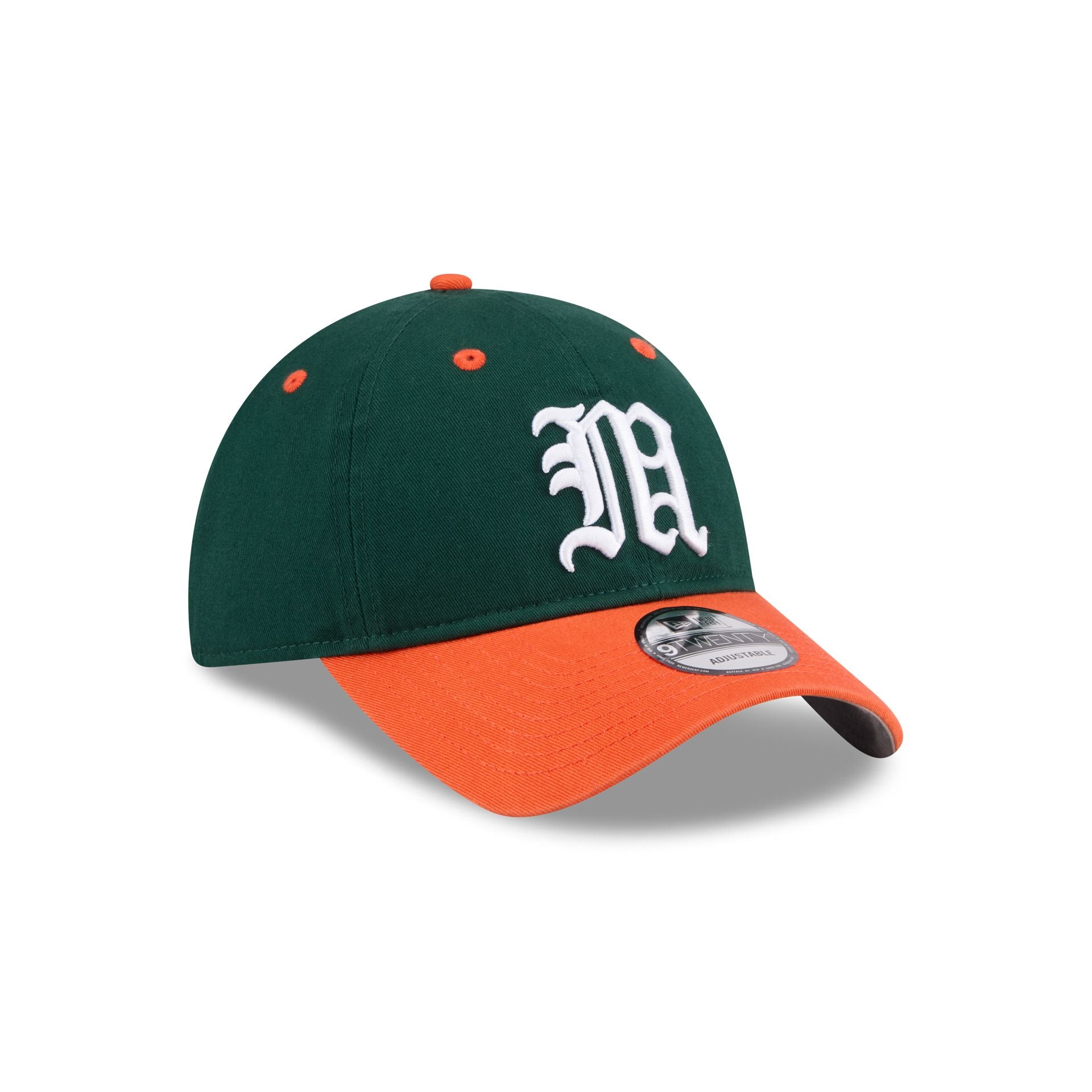 New Era x adidas Miami Hurricanes Green 9TWENTY Adjustable Hat