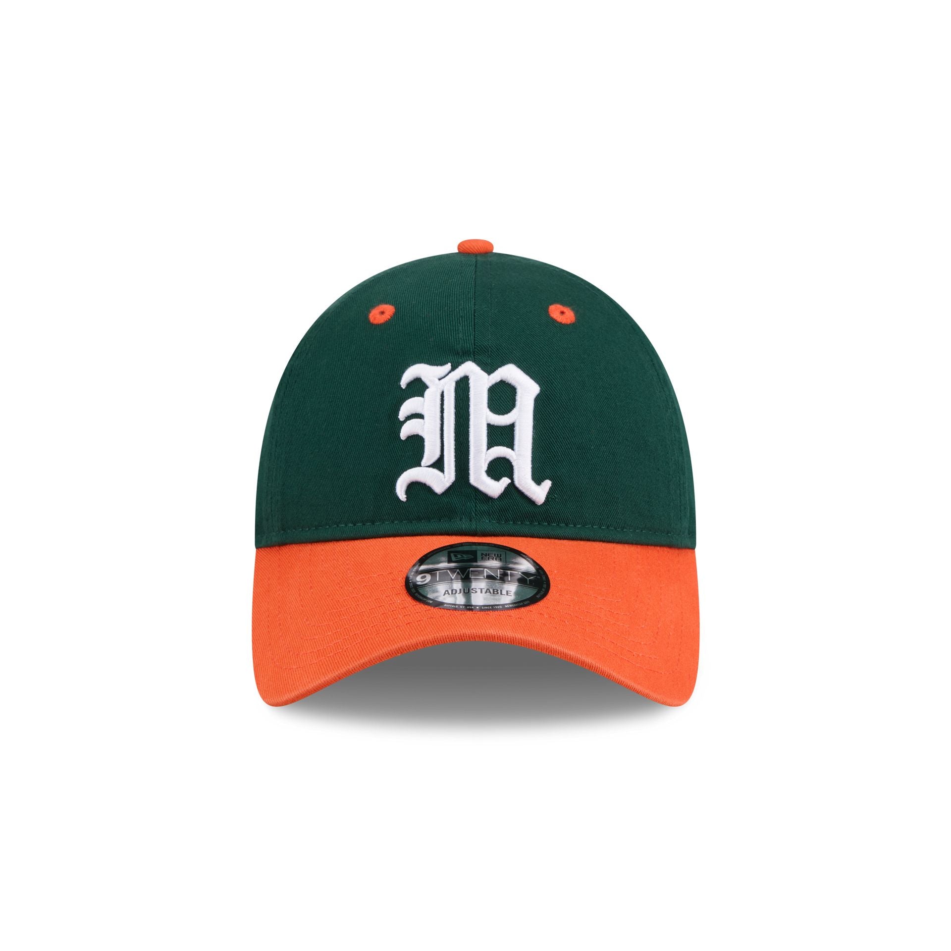New Era x adidas Miami Hurricanes Green 9TWENTY Adjustable Hat