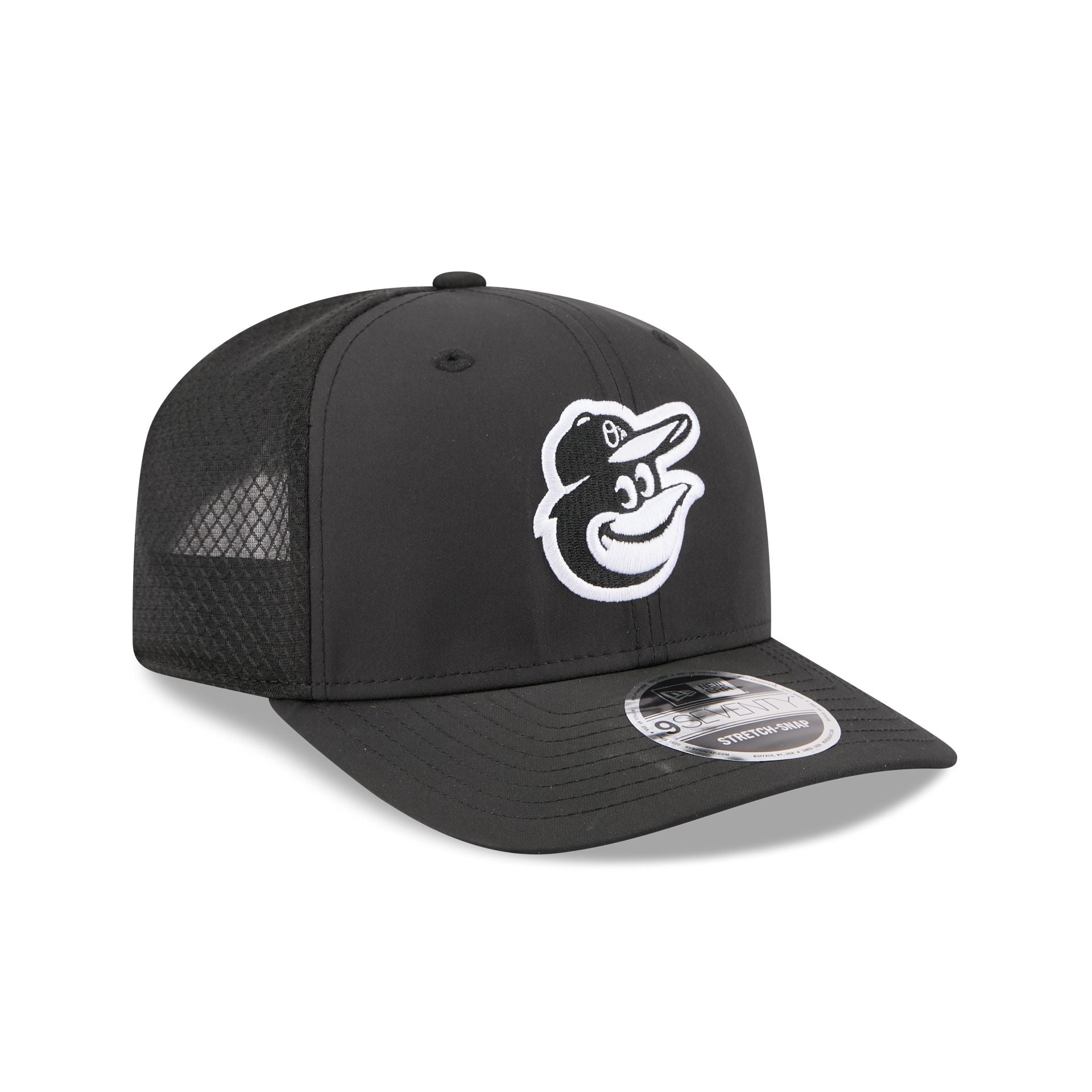Baltimore Orioles 2026 Batting Practice Fan Pack 9SEVENTY Stretch-Snap Hat