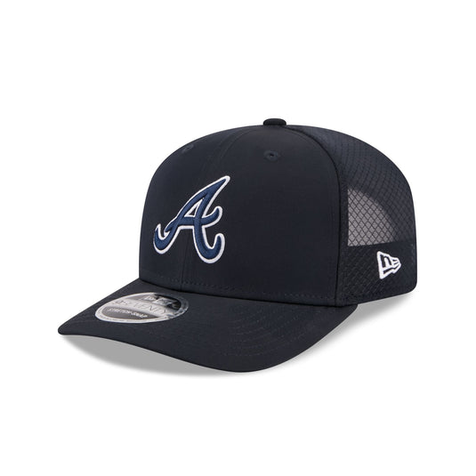Atlanta Braves 2026 Batting Practice Fan Pack 9SEVENTY Stretch-Snap Hat - New Era Cap