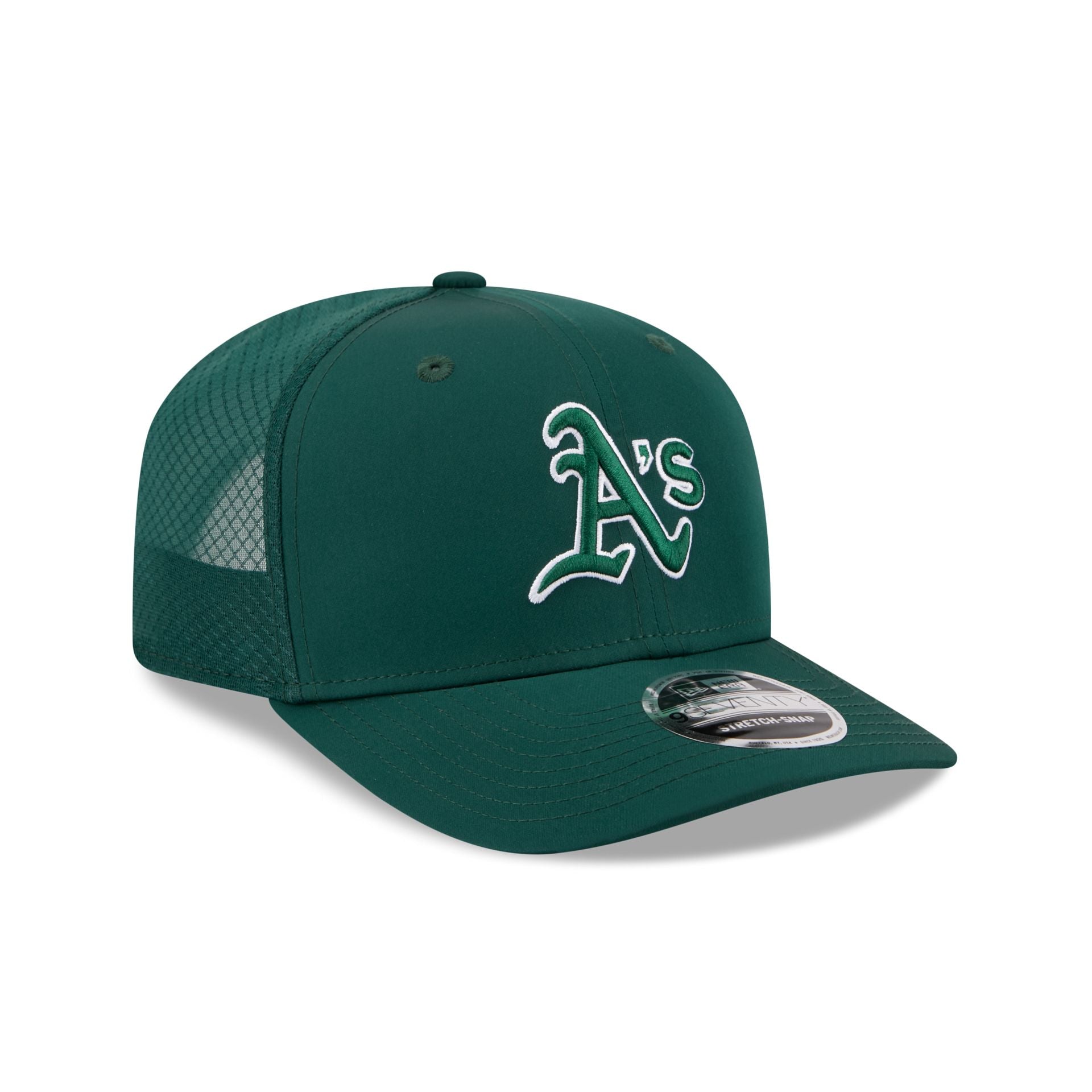 Athletics 2026 Batting Practice Fan Pack 9SEVENTY Stretch-Snap Hat