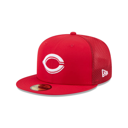 Cincinnati Reds 2026 Batting Practice Fan Pack 59FIFTY Fitted Hat - New Era Cap