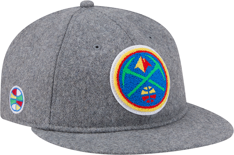 Denver Nuggets Chenille Woven Retro Crown 9FIFTY Adjustable Hat