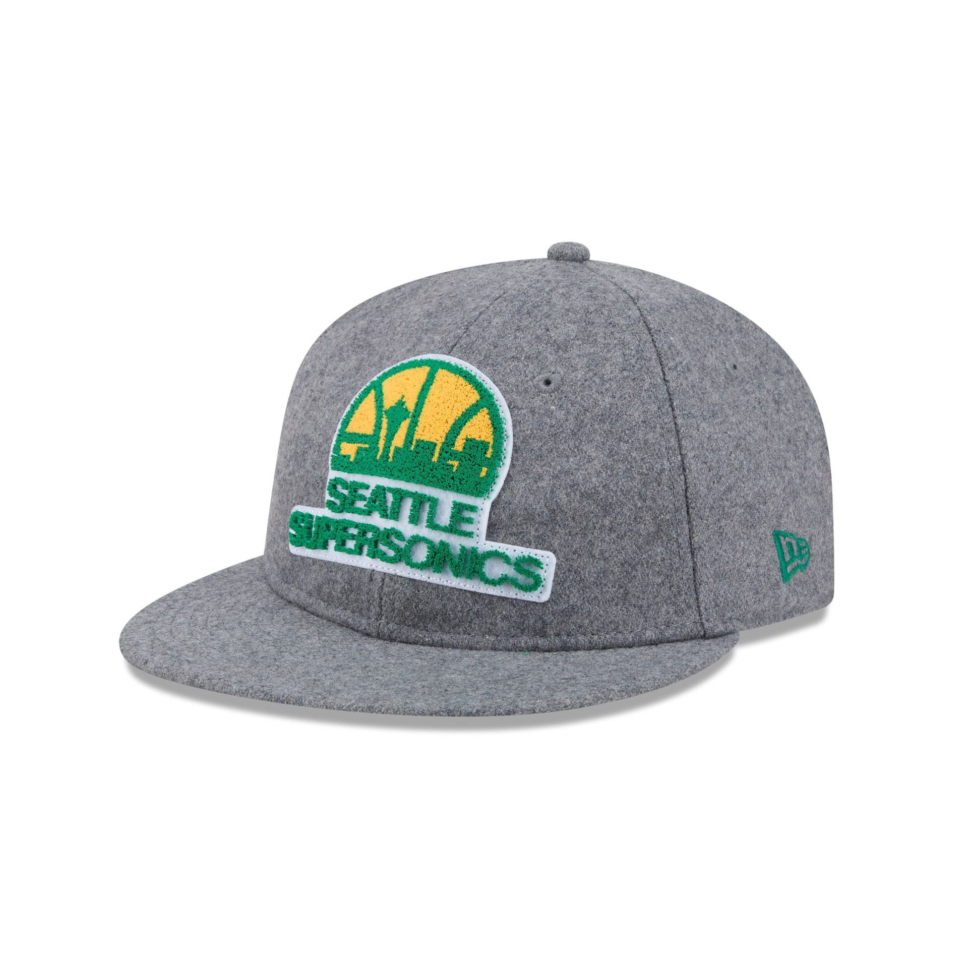 Seattle Supersonics Chenille Woven Retro Crown 9FIFTY Adjustable Hat