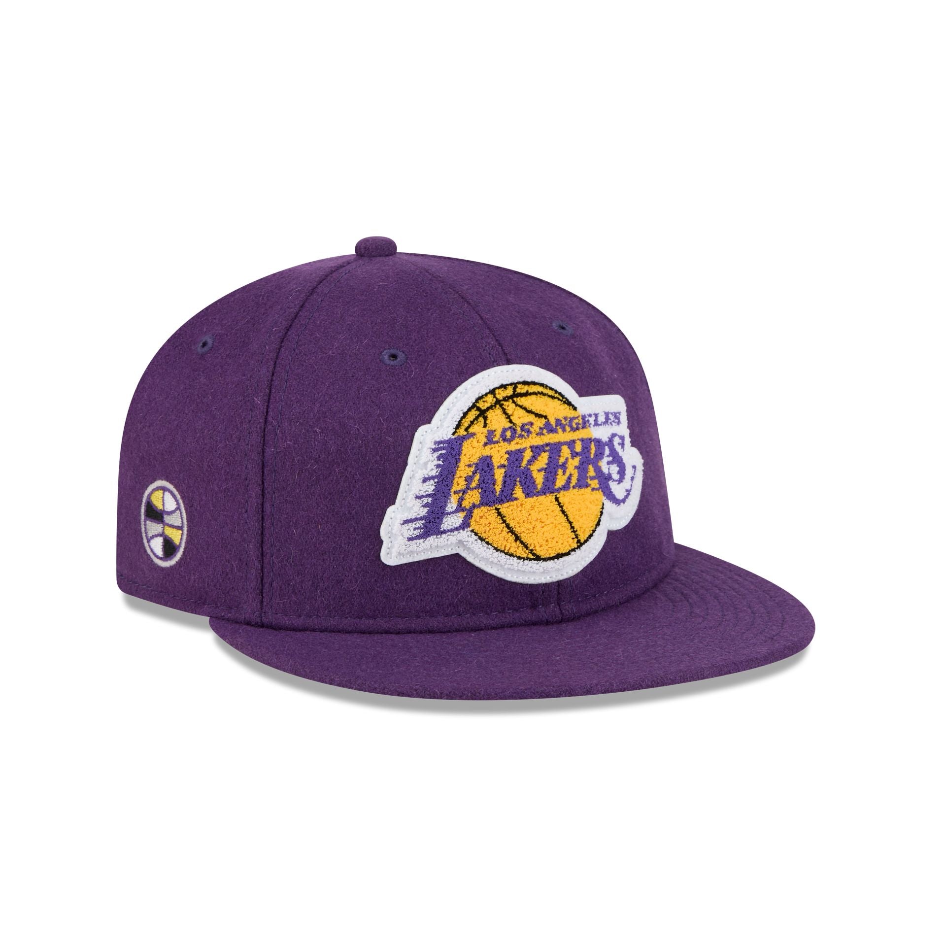 Los Angeles Lakers Chenille Woven Retro Crown 9FIFTY Adjustable Hat