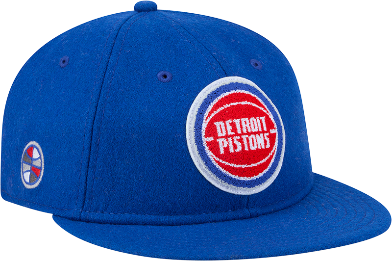 Detroit Pistons Chenille Woven Retro Crown 9FIFTY Adjustable Hat