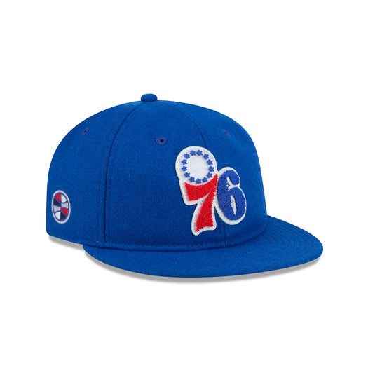 Philadelphia 76ers Chenille Woven Retro Crown 9FIFTY Adjustable Hat - New Era Cap