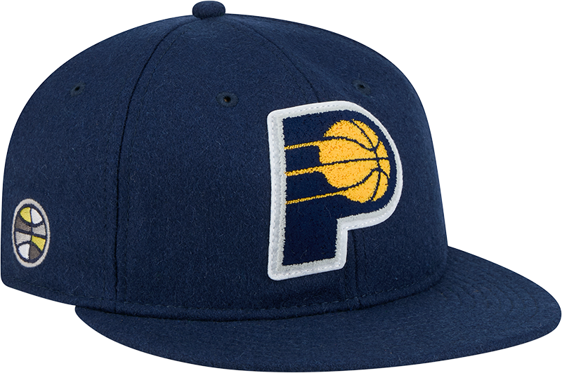 Indiana Pacers Chenille Woven Retro Crown 9FIFTY Adjustable Hat