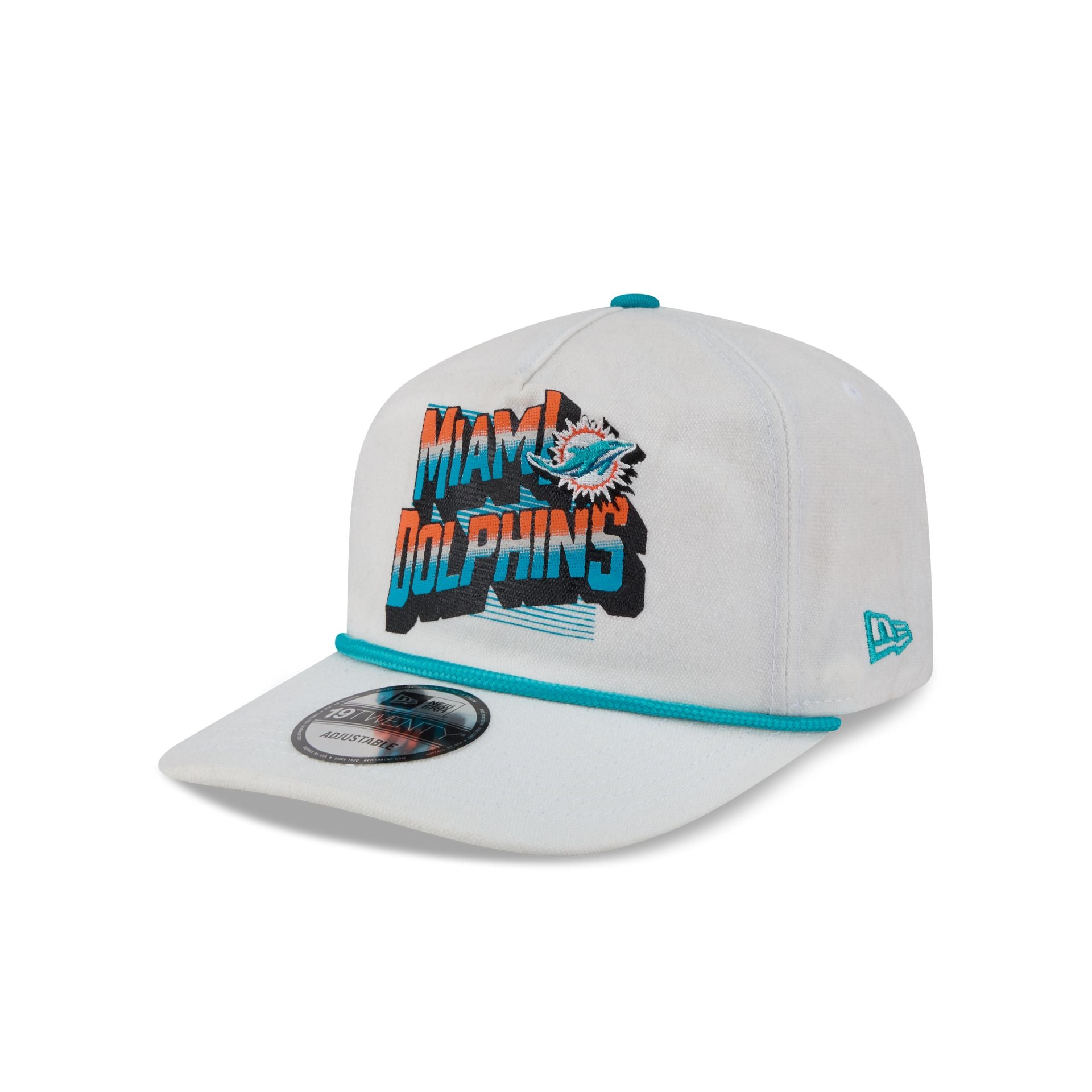 Miami Dolphins Duck Cloth 19TWENTY Adjustable Hat