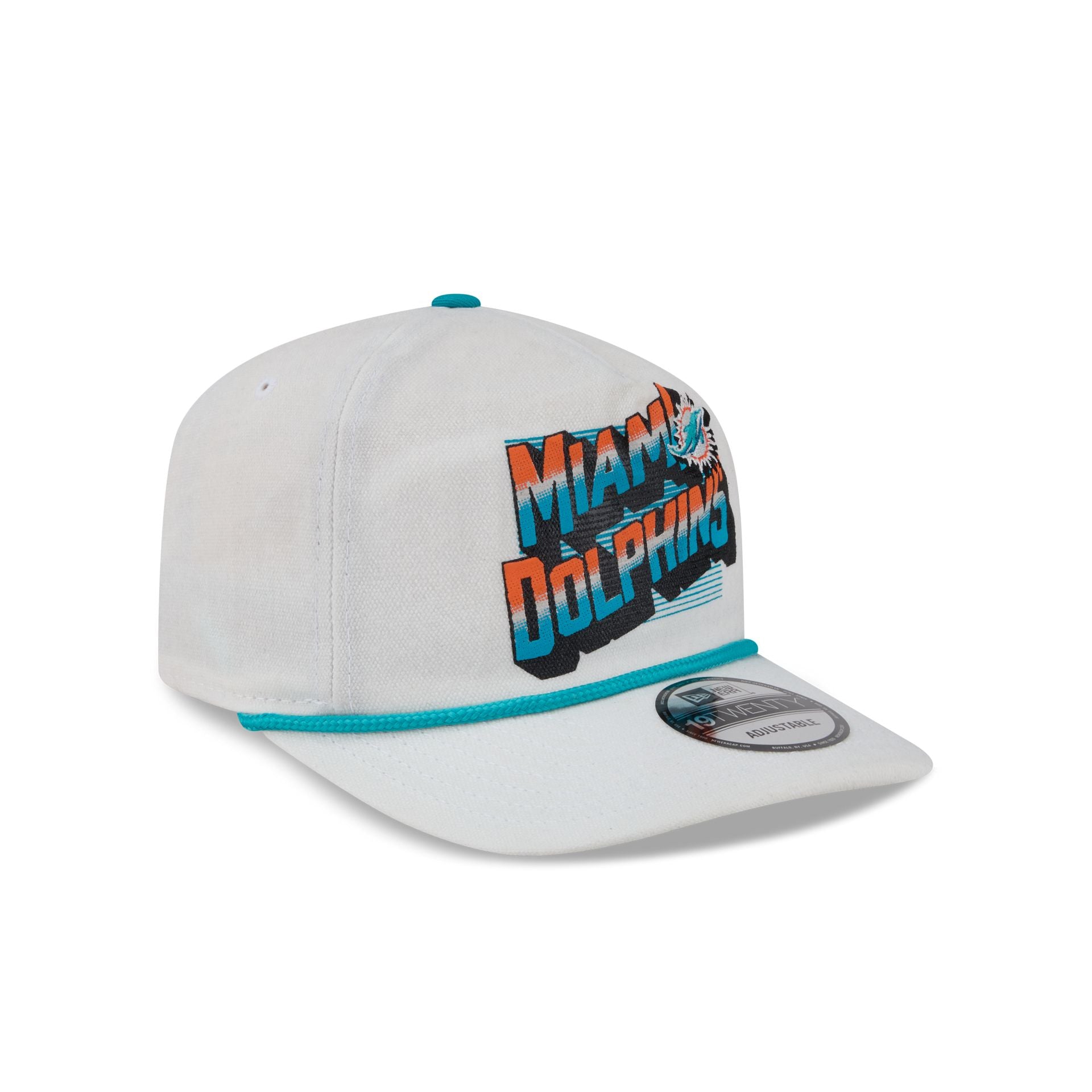 Miami Dolphins Duck Cloth 19TWENTY Adjustable Hat