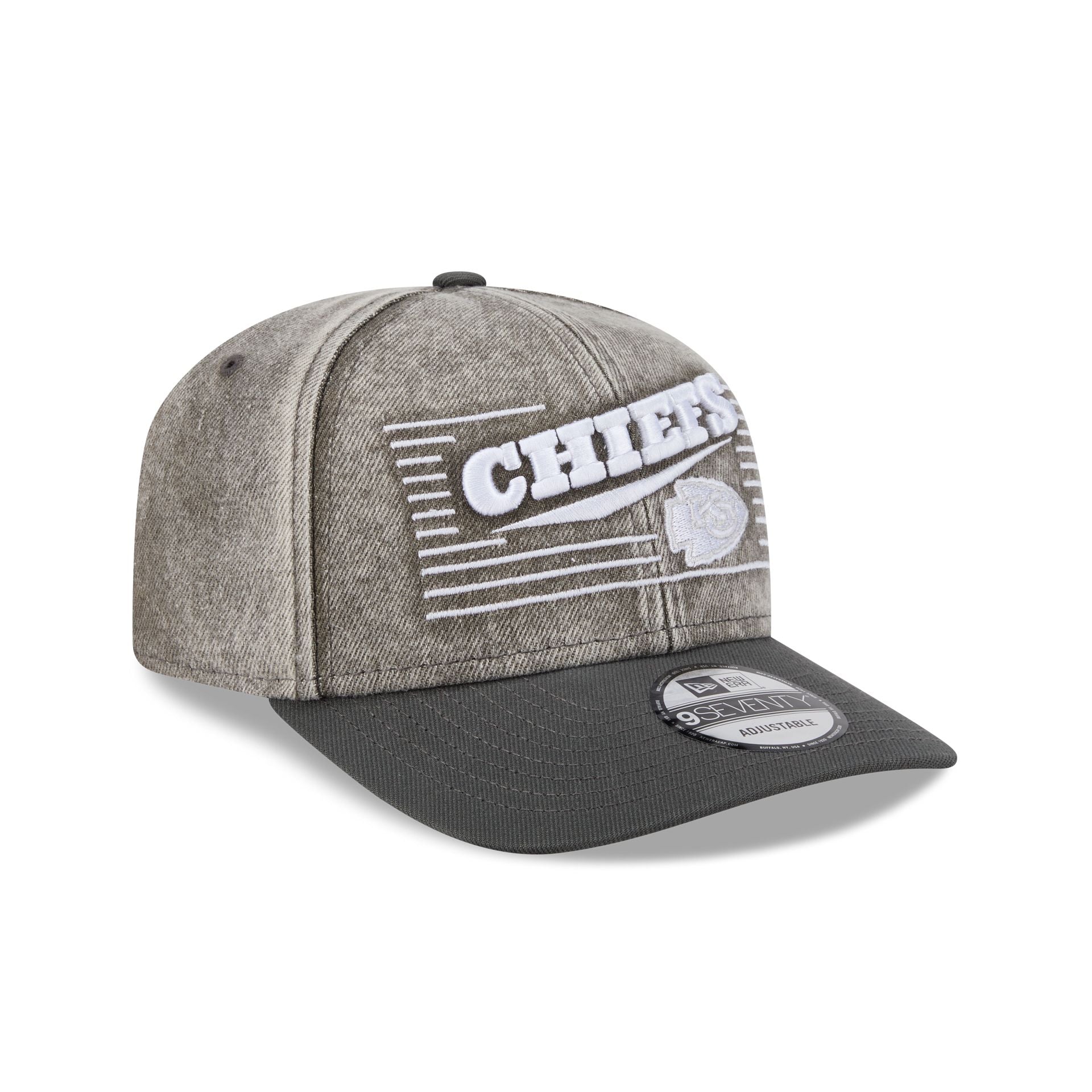 Kansas City Chiefs Washed Denim 9SEVENTY Adjustable Hat