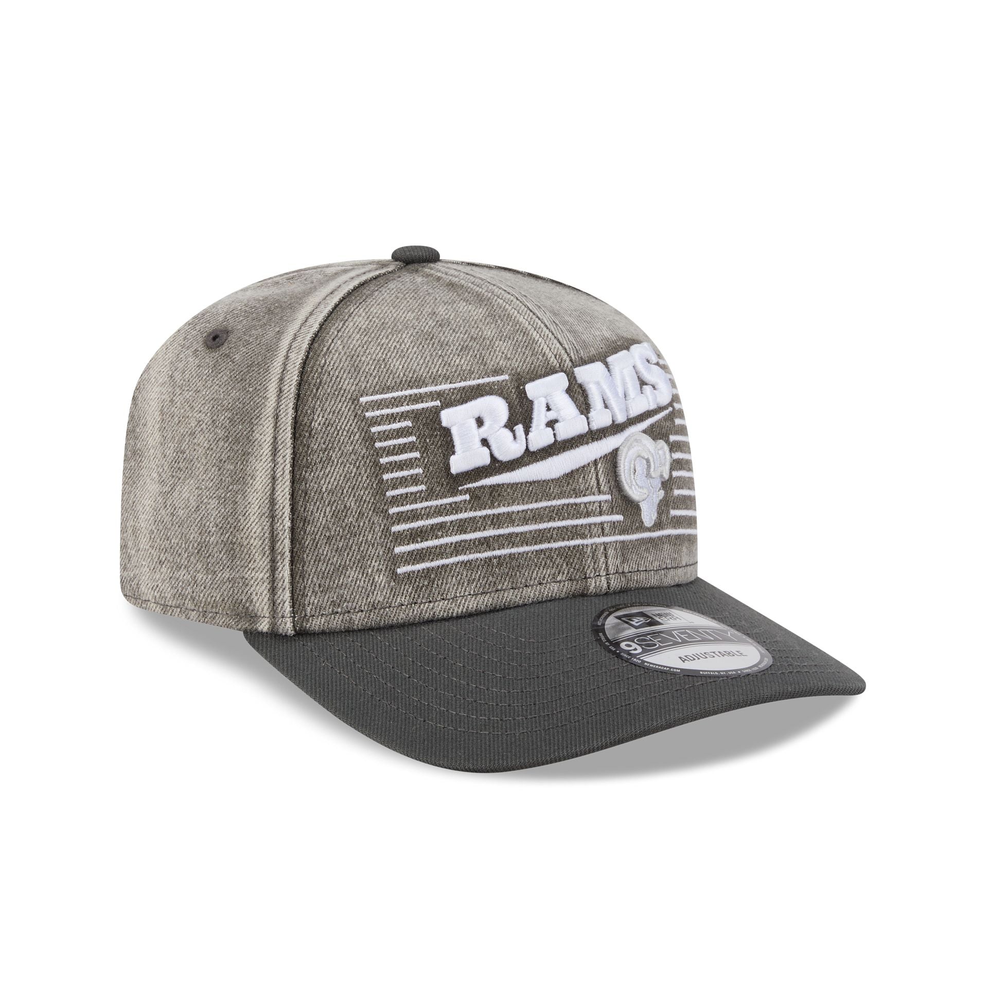 Los Angeles Rams Washed Denim 9SEVENTY Adjustable Hat