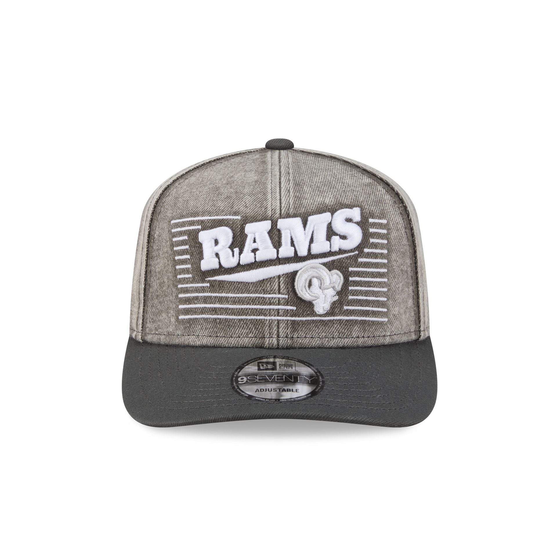 Los Angeles Rams Washed Denim 9SEVENTY Adjustable Hat