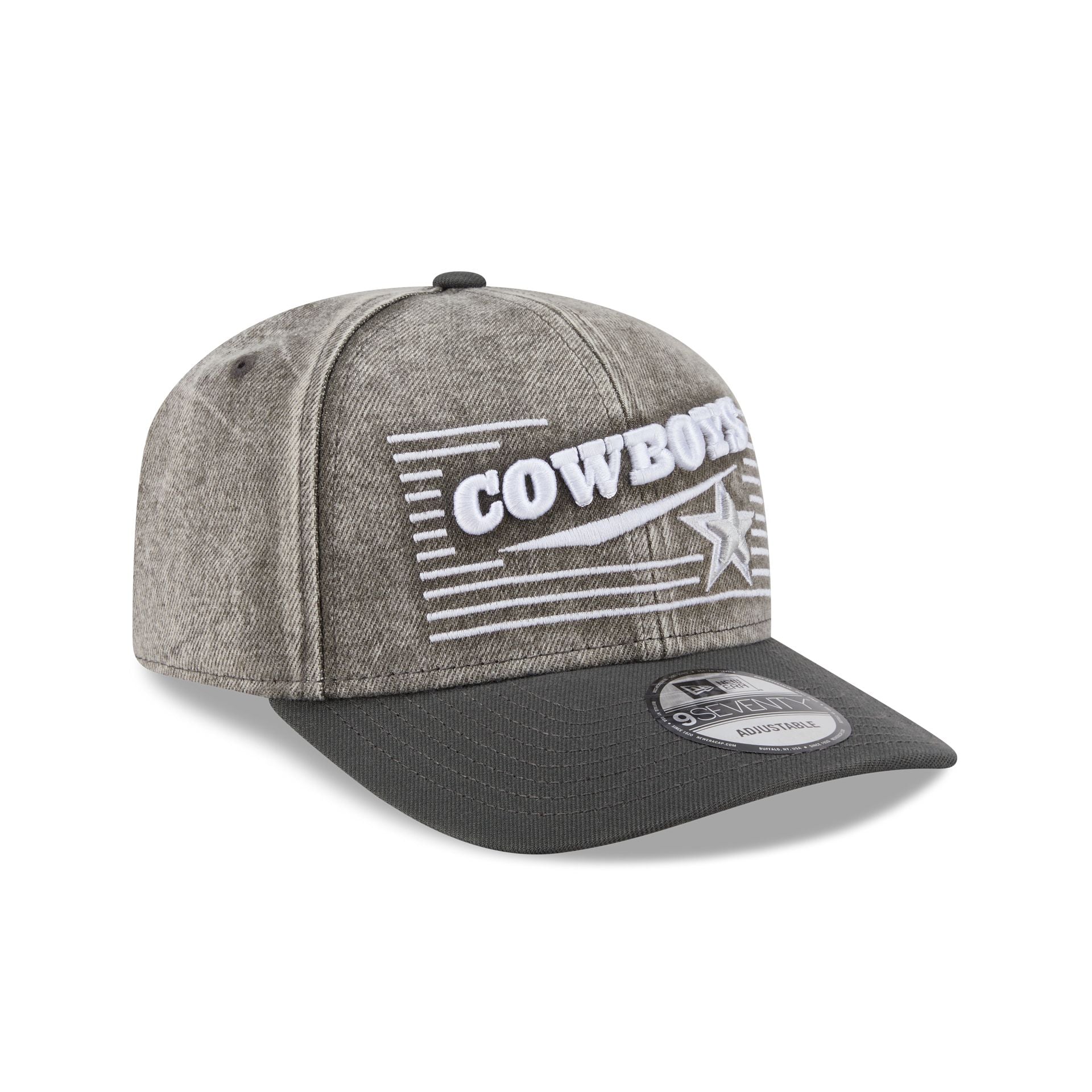 Dallas Cowboys Washed Denim 9SEVENTY Adjustable Hat