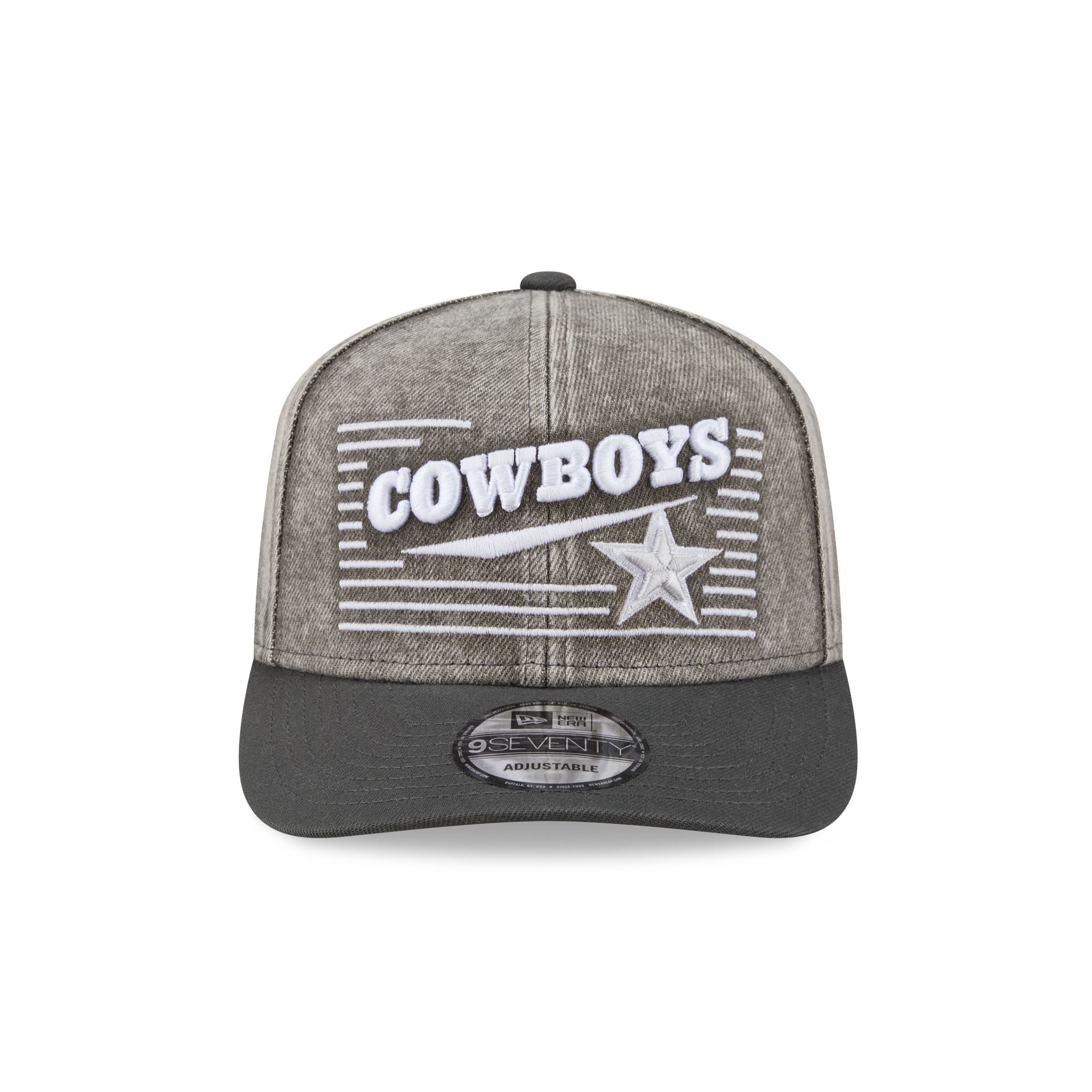 Dallas Cowboys Washed Denim 9SEVENTY Adjustable Hat