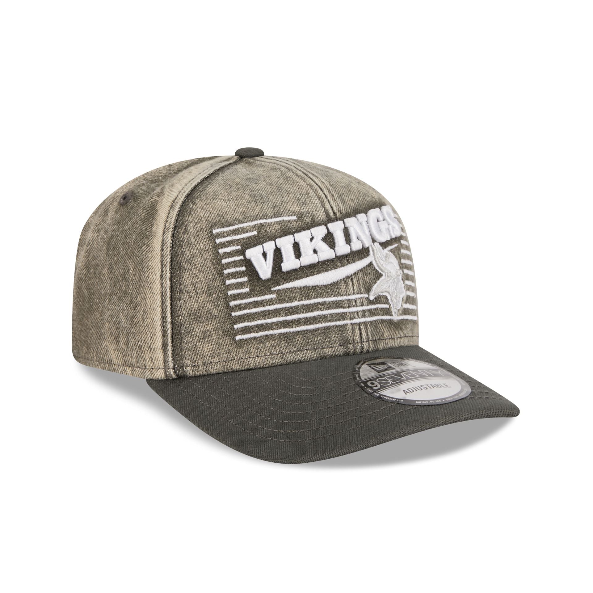 Minnesota Vikings Washed Denim 9SEVENTY Adjustable Hat