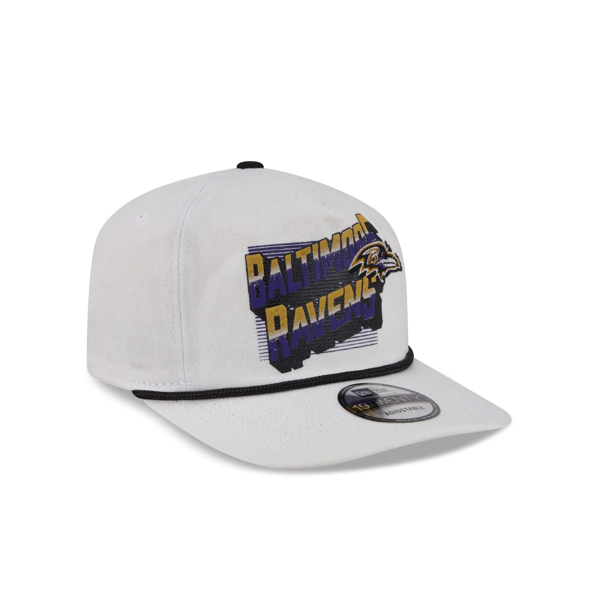 Baltimore Ravens Duck Cloth 19TWENTY Adjustable Hat