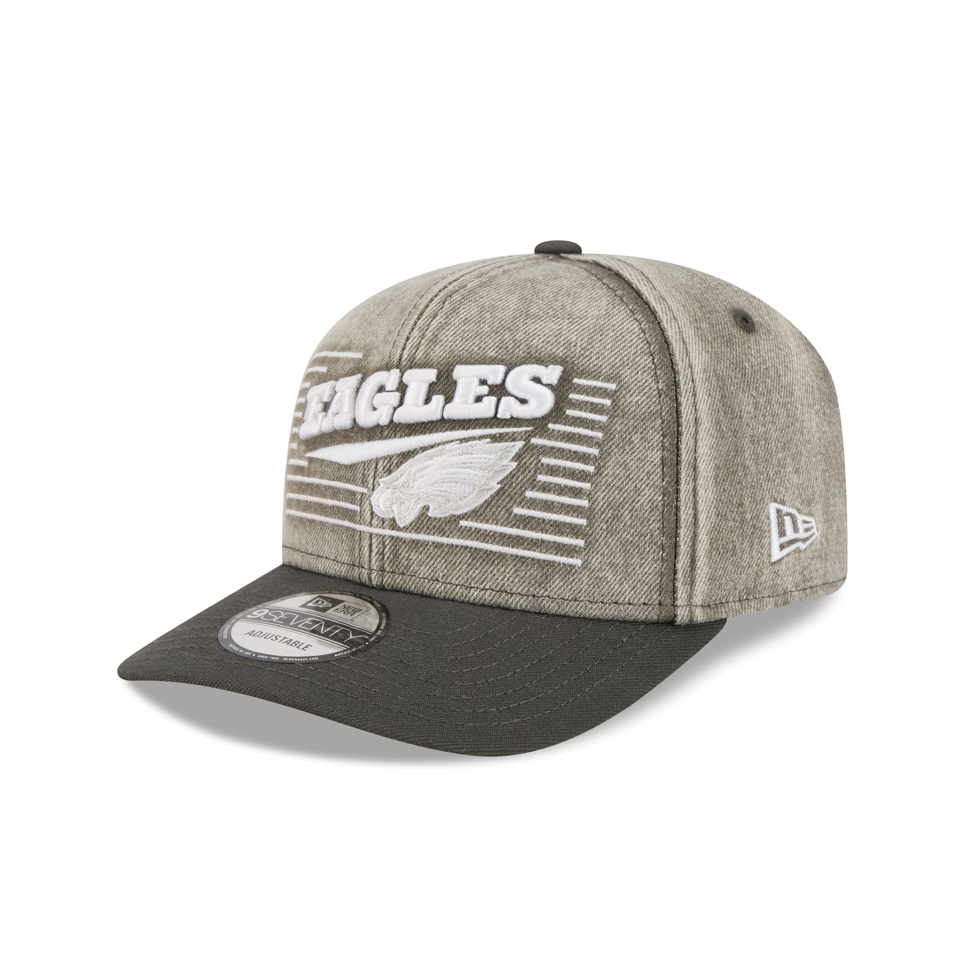 Philadelphia Eagles Washed Denim 9SEVENTY Adjustable Hat – New Era Cap