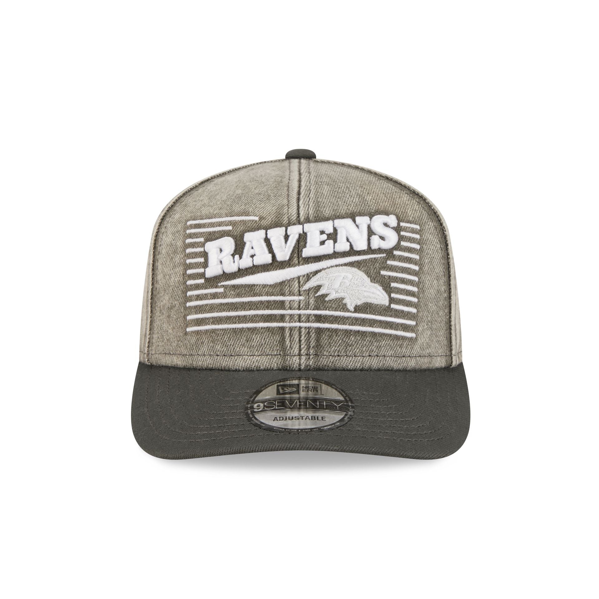 Baltimore Ravens Washed Denim 9SEVENTY Adjustable Hat