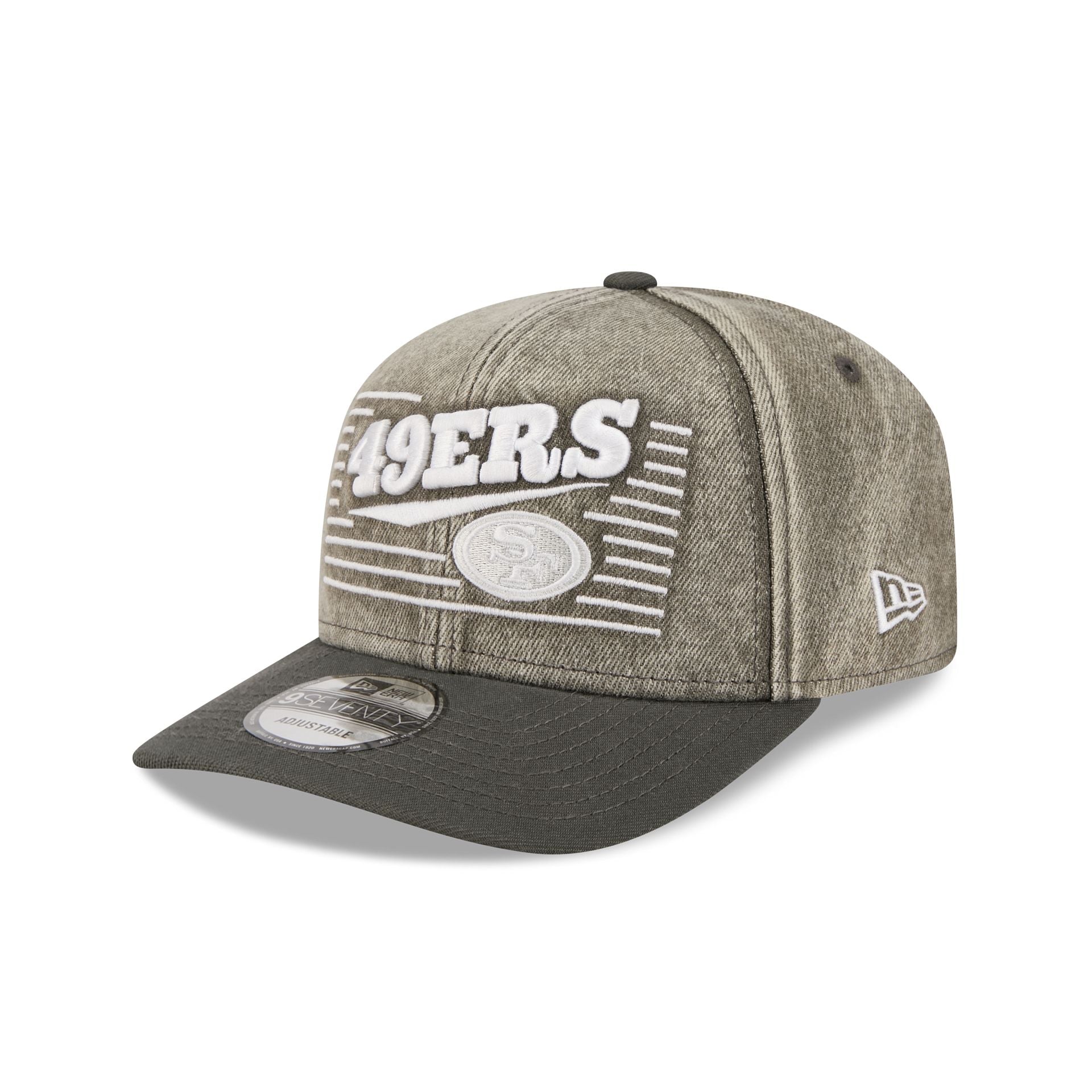 San Francisco 49ers Washed Denim 9SEVENTY Adjustable Hat