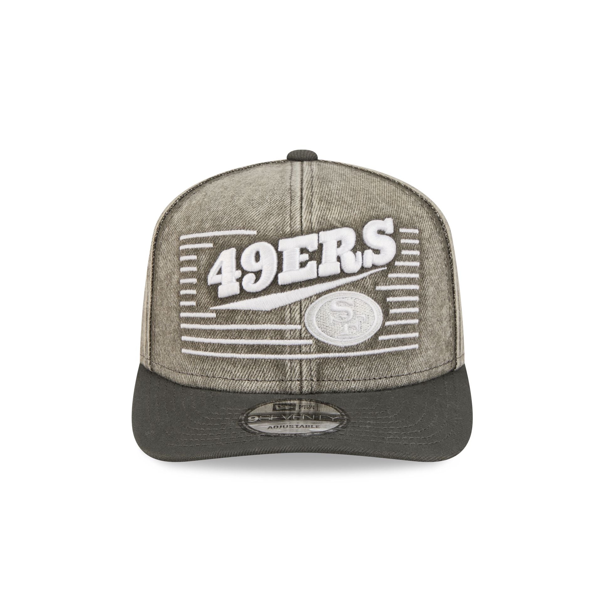 San Francisco 49ers Washed Denim 9SEVENTY Adjustable Hat