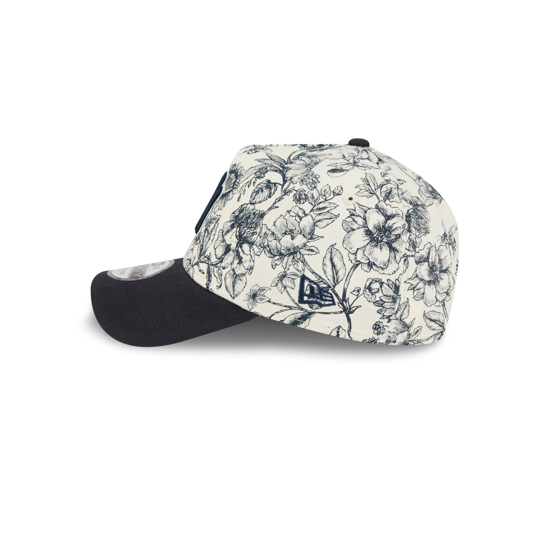 New York Yankees Spring Floral Navy 9FORTY A-Frame Snapback Hat