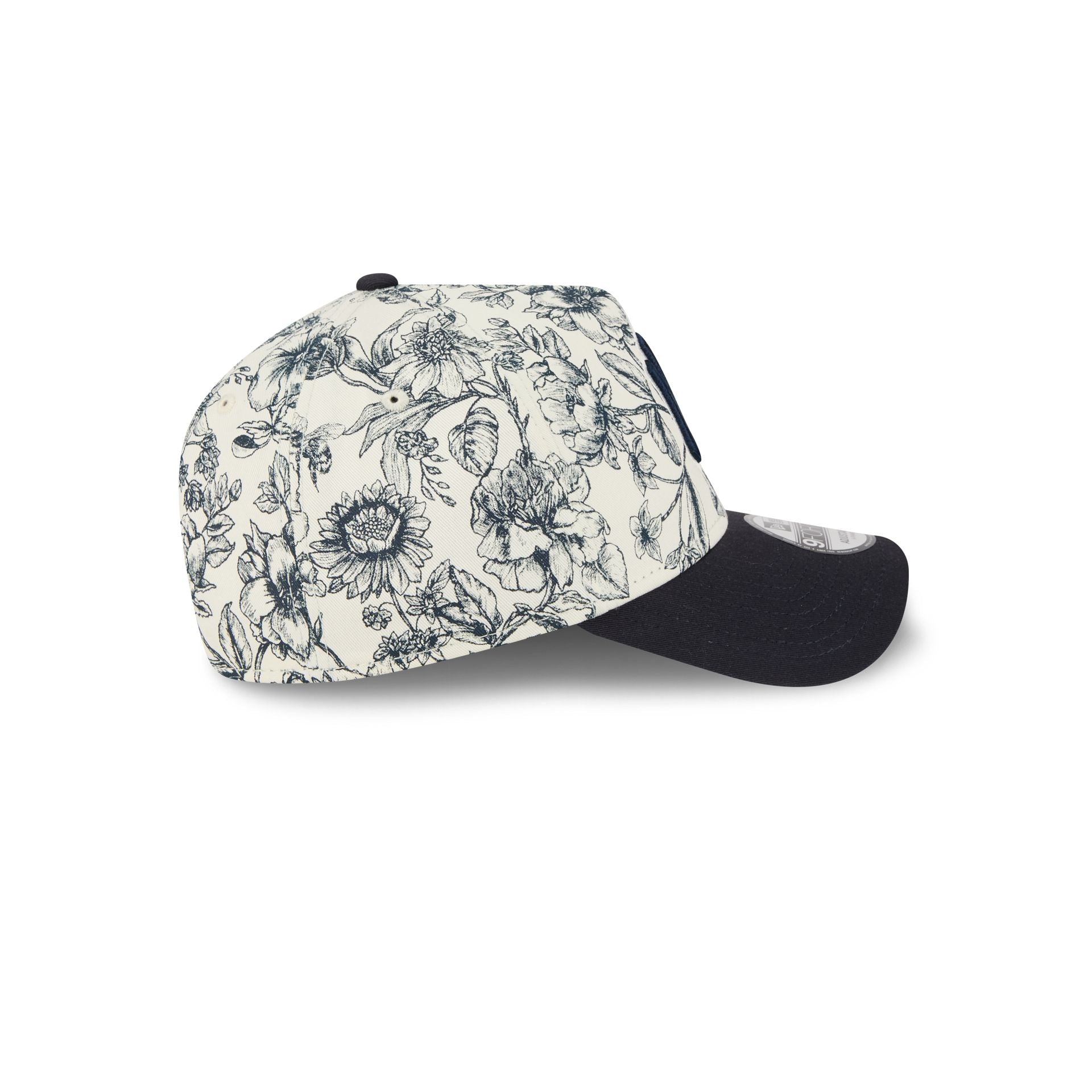 New York Yankees Spring Floral Navy 9FORTY A-Frame Snapback Hat