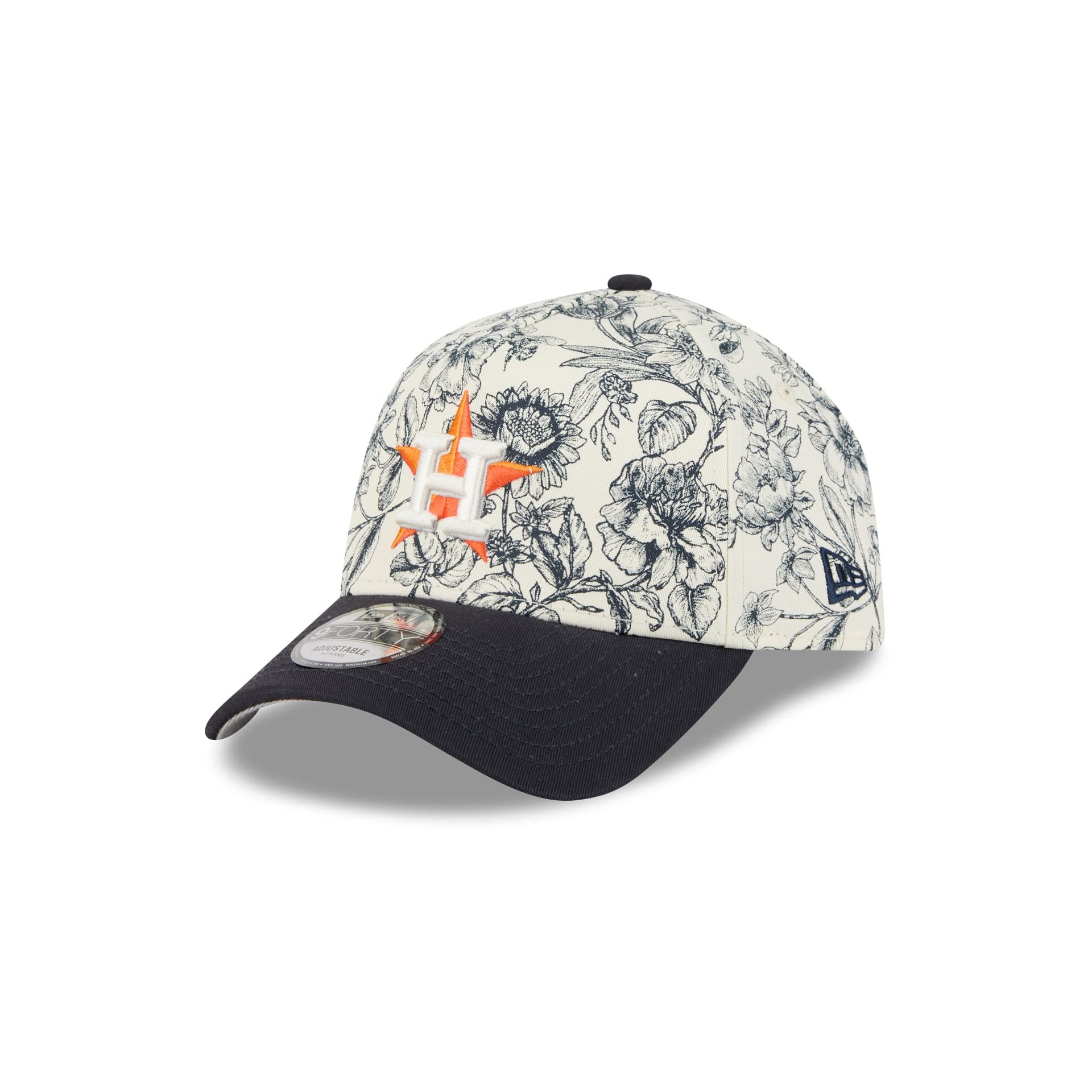 Houston Astros Spring Floral Navy 9FORTY A-Frame Snapback Hat