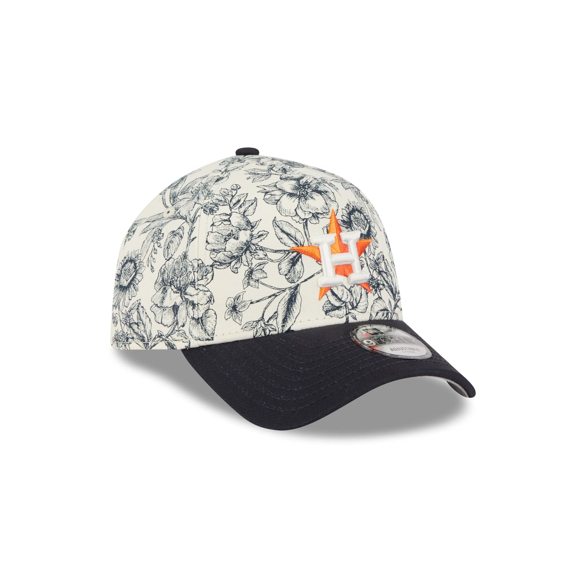 Houston Astros Spring Floral Navy 9FORTY A-Frame Snapback Hat