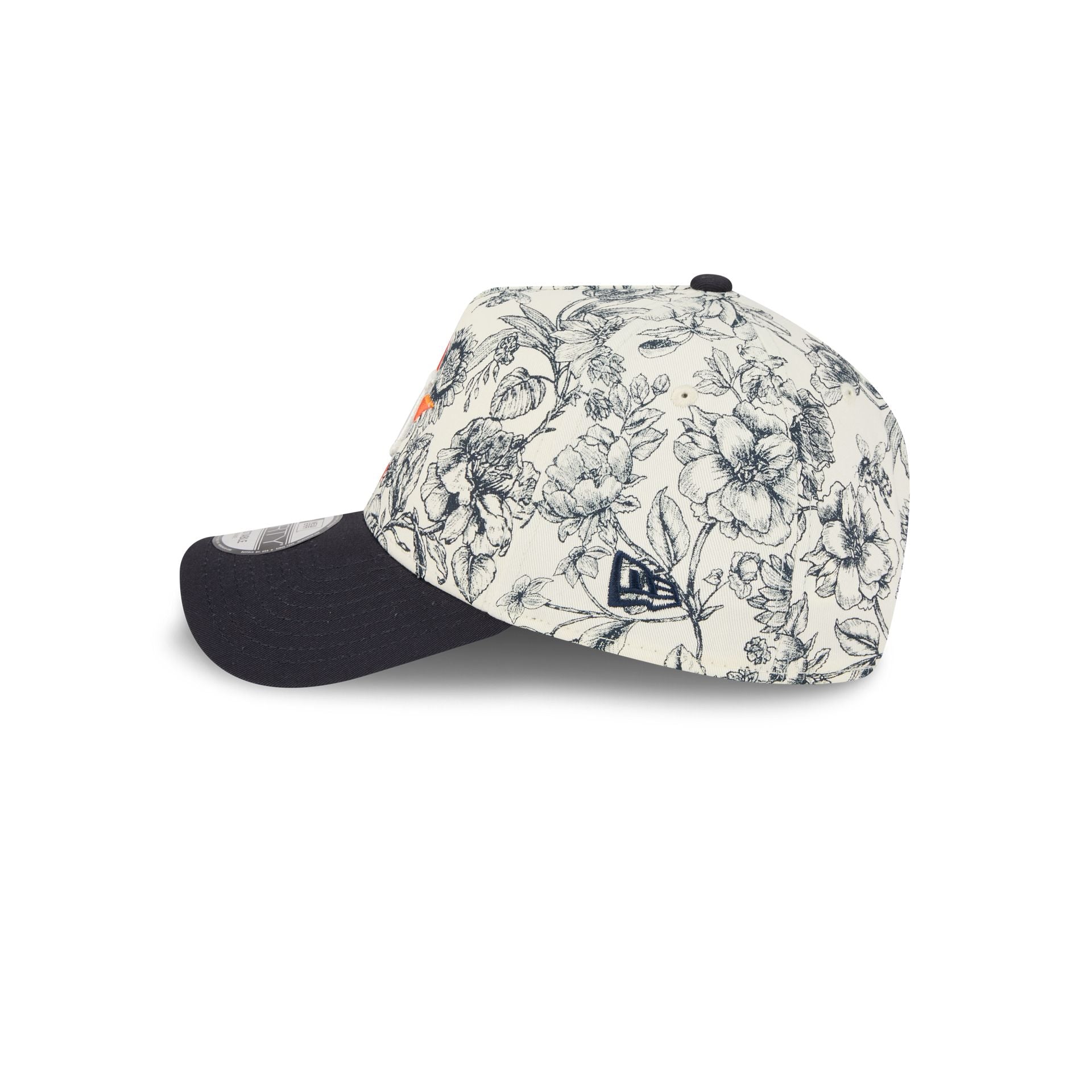 Houston Astros Spring Floral Navy 9FORTY A-Frame Snapback Hat
