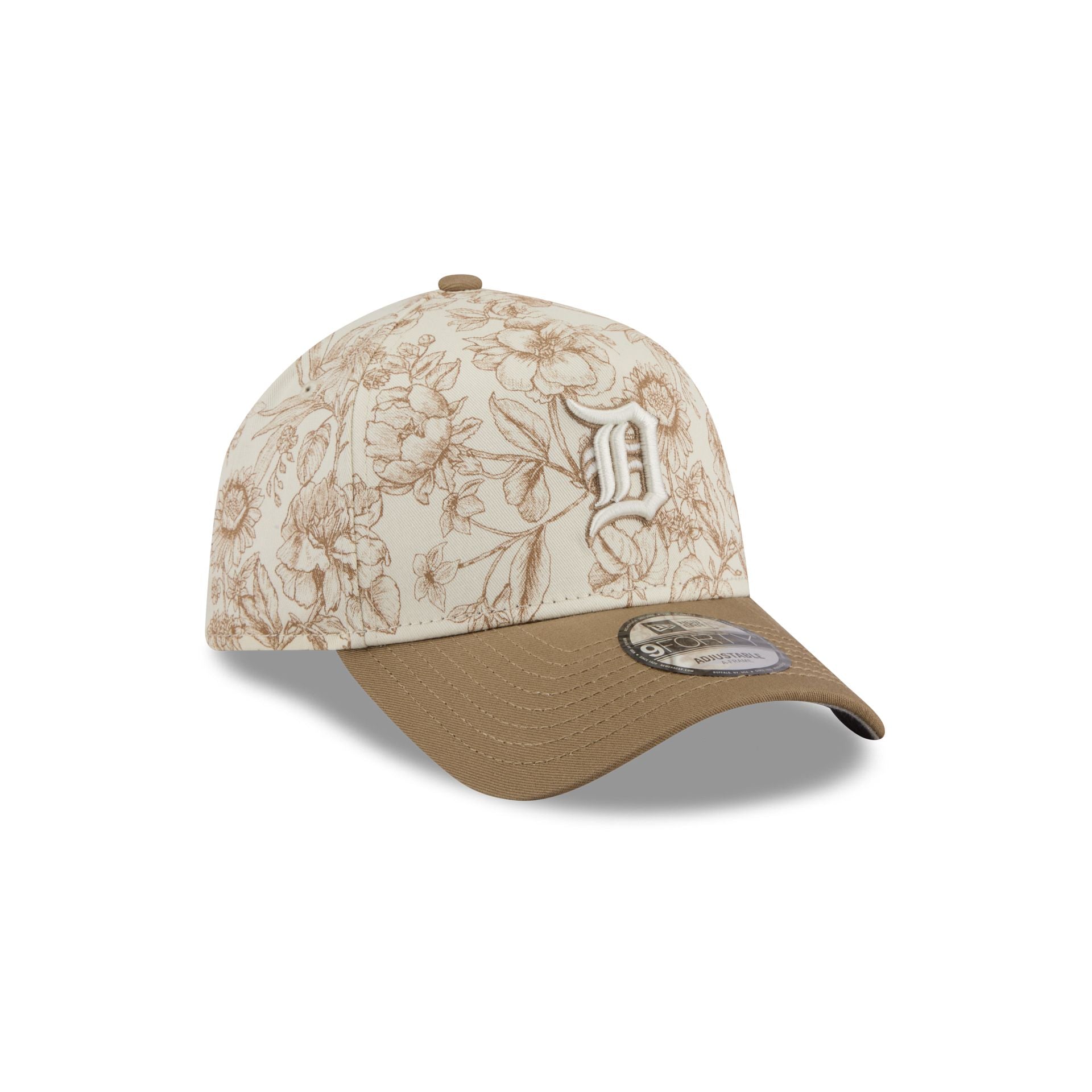 Detroit Tigers Spring Floral 9FORTY A-Frame Snapback Hat