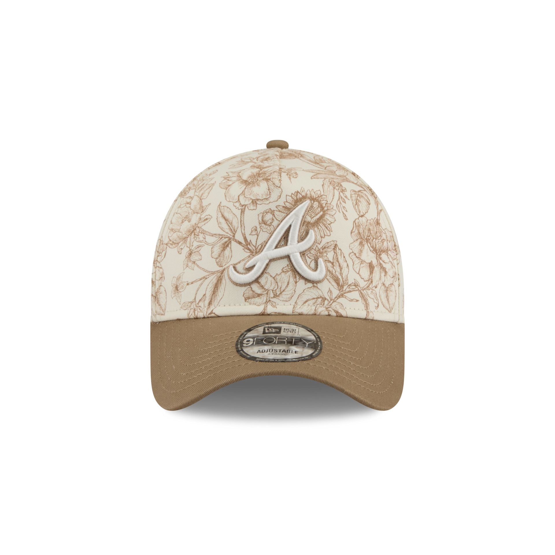 Atlanta Braves Spring Floral 9FORTY A-Frame Snapback Hat