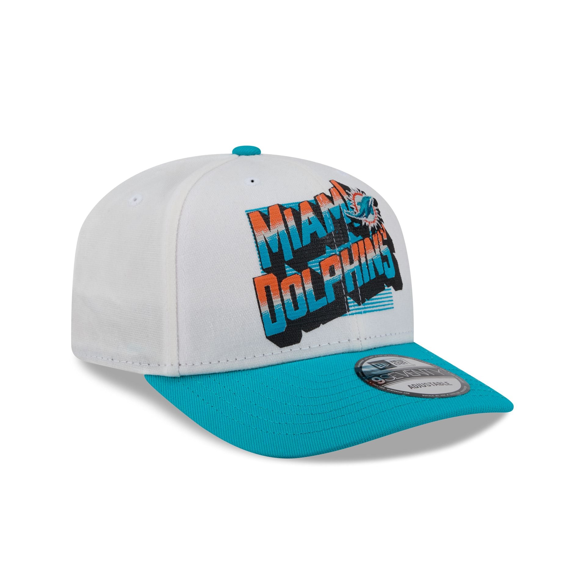 Miami Dolphins Duck Cloth 9SEVENTY Adjustable Hat