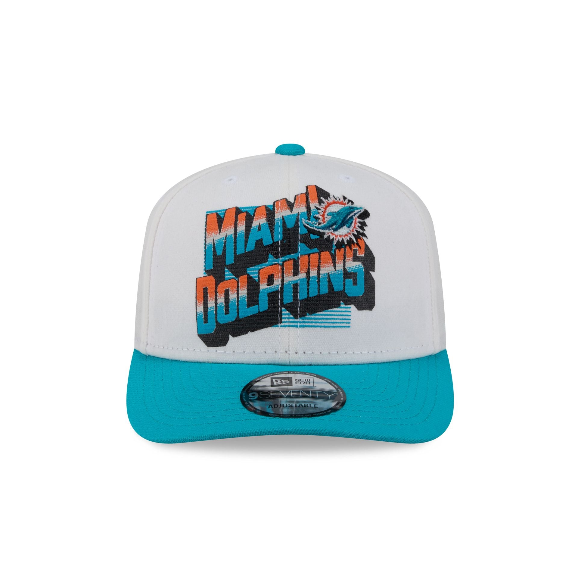 Miami Dolphins Duck Cloth 9SEVENTY Adjustable Hat