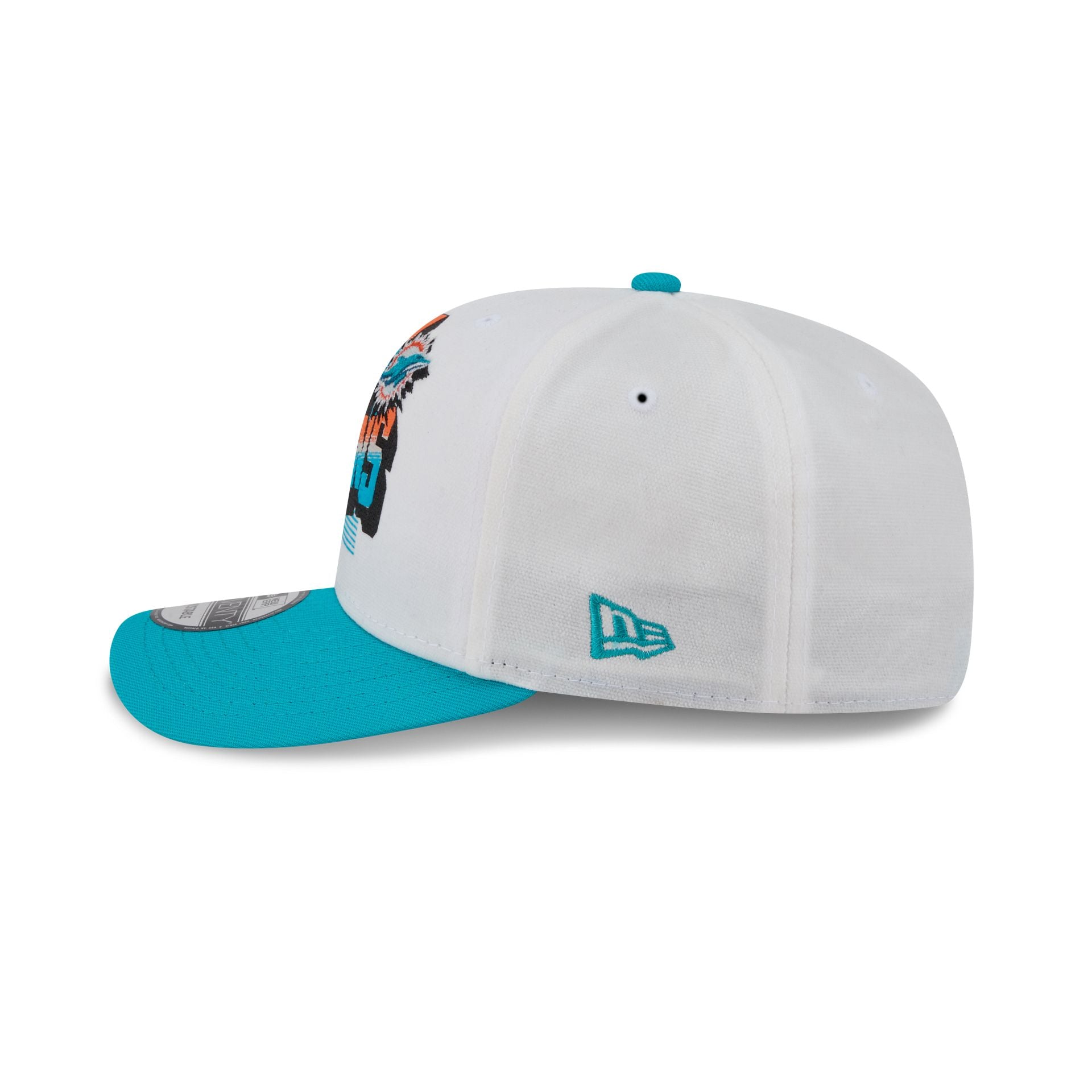 Miami Dolphins Duck Cloth 9SEVENTY Adjustable Hat