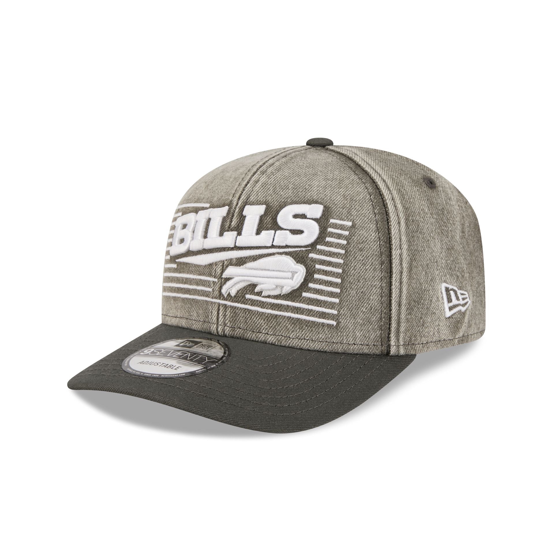 Buffalo Bills Washed Denim 9SEVENTY Adjustable Hat