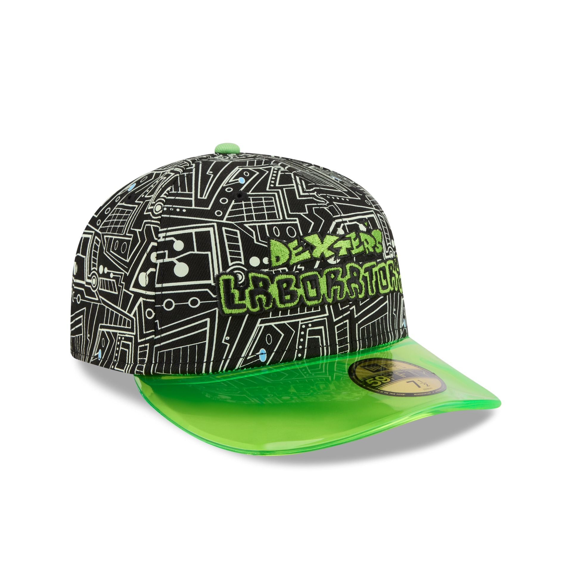 Dexter's Laboratory Glow-in-the-Dark Visor 59FIFTY Fitted Hat