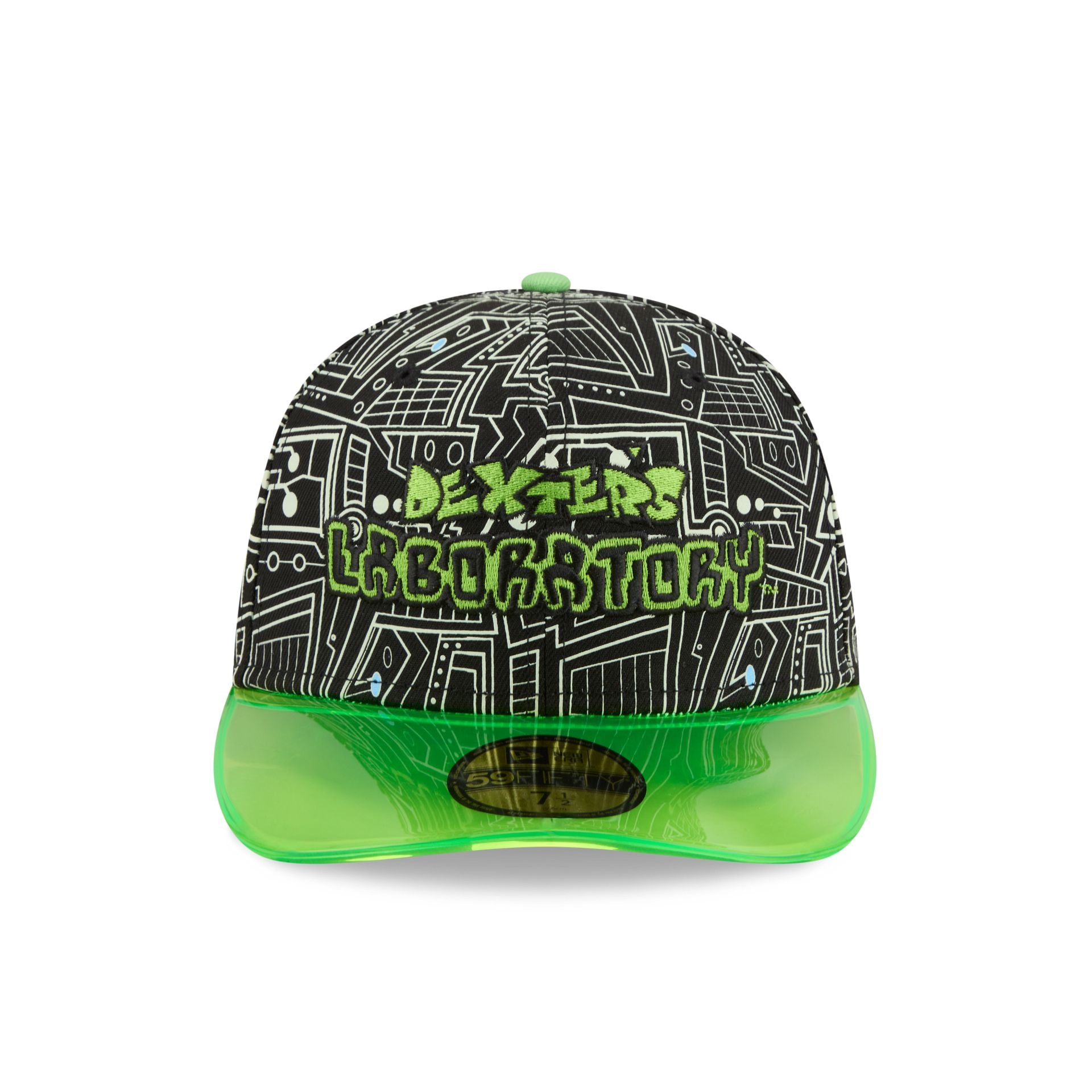 Dexter's Laboratory Glow-in-the-Dark Visor 59FIFTY Fitted Hat