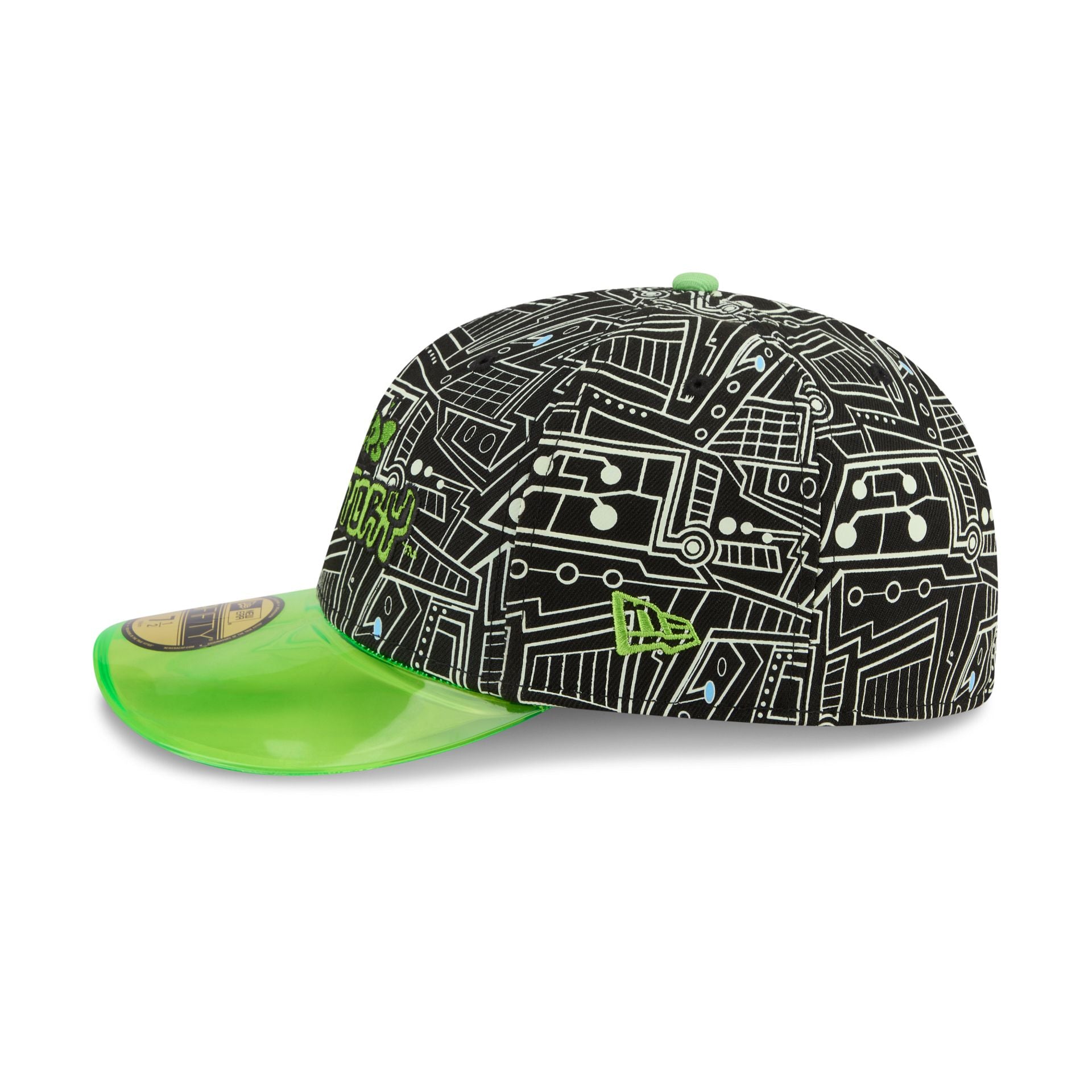 Dexter's Laboratory Glow-in-the-Dark Visor 59FIFTY Fitted Hat