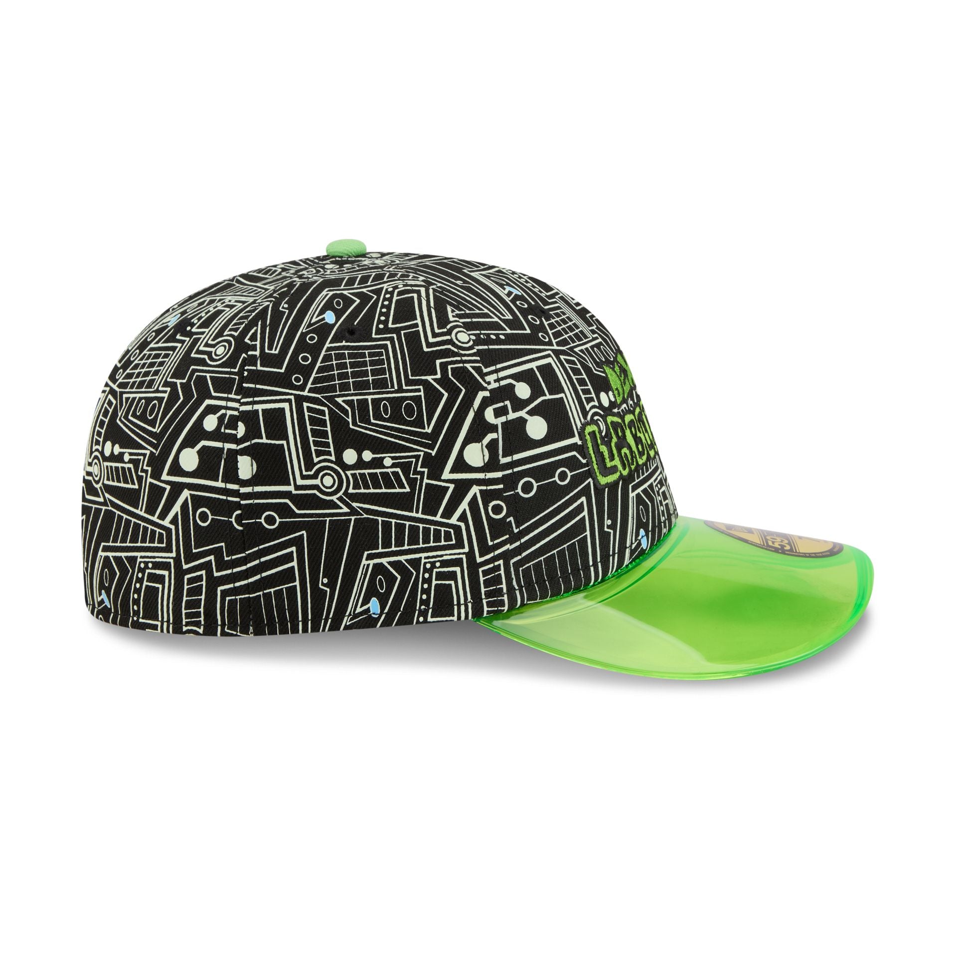 Dexter's Laboratory Glow-in-the-Dark Visor 59FIFTY Fitted Hat