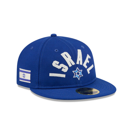 Israel Classic Script Retro Crown 59FIFTY Fitted Hat - New Era Cap