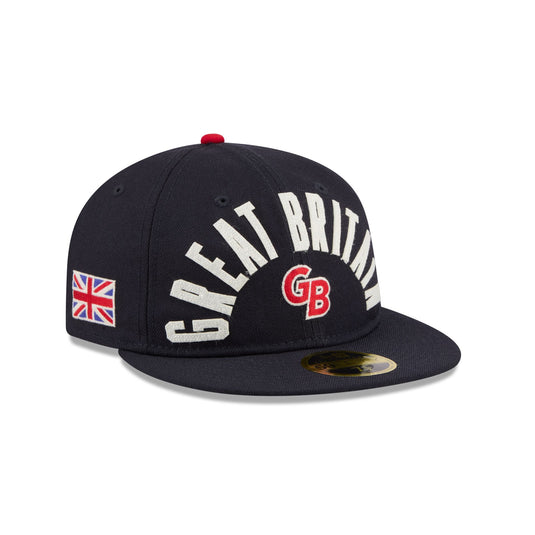 Great Britain Classic Script Retro Crown 59FIFTY Fitted Hat - New Era Cap