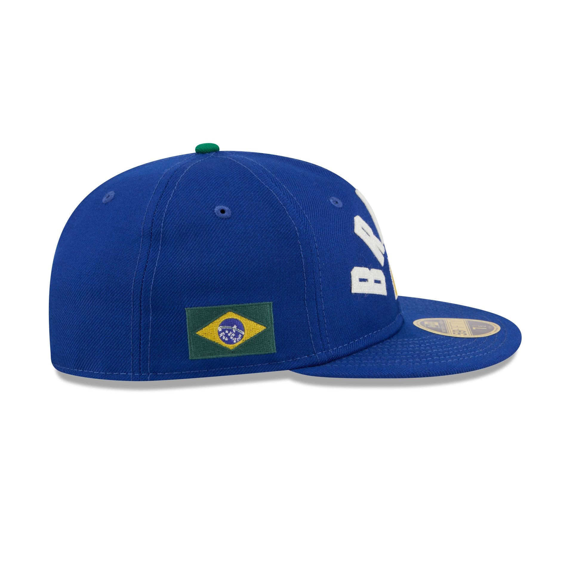 Brazil Classic Script Retro Crown 59FIFTY Fitted Hat
