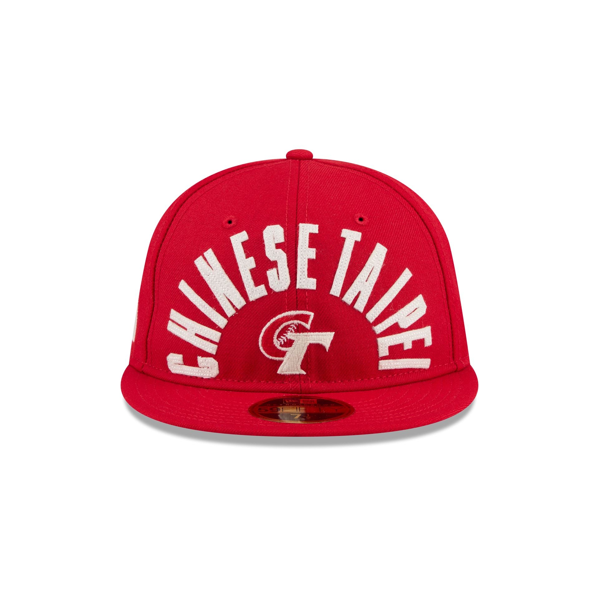 Chinese Taipei Classic Script Retro Crown 59FIFTY Fitted Hat