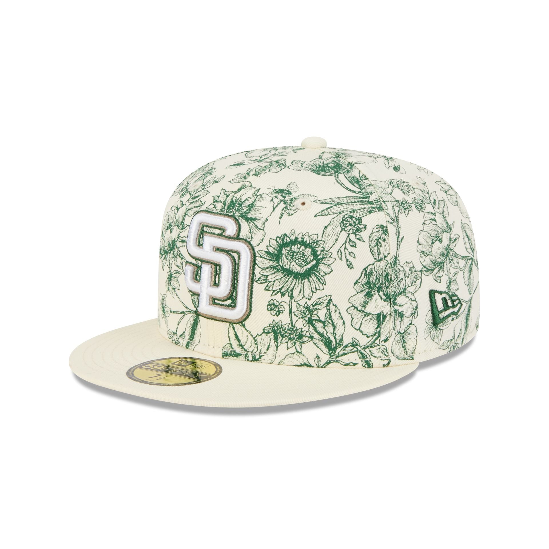 San Diego Padres Spring Floral 59FIFTY Fitted Hat