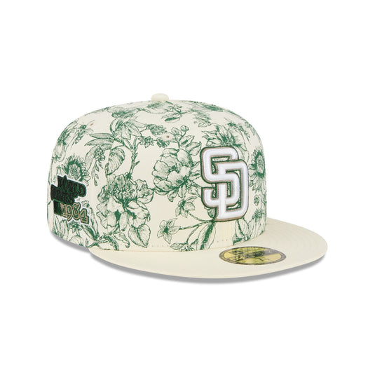San Diego Padres Spring Floral 59FIFTY Fitted Hat - New Era Cap