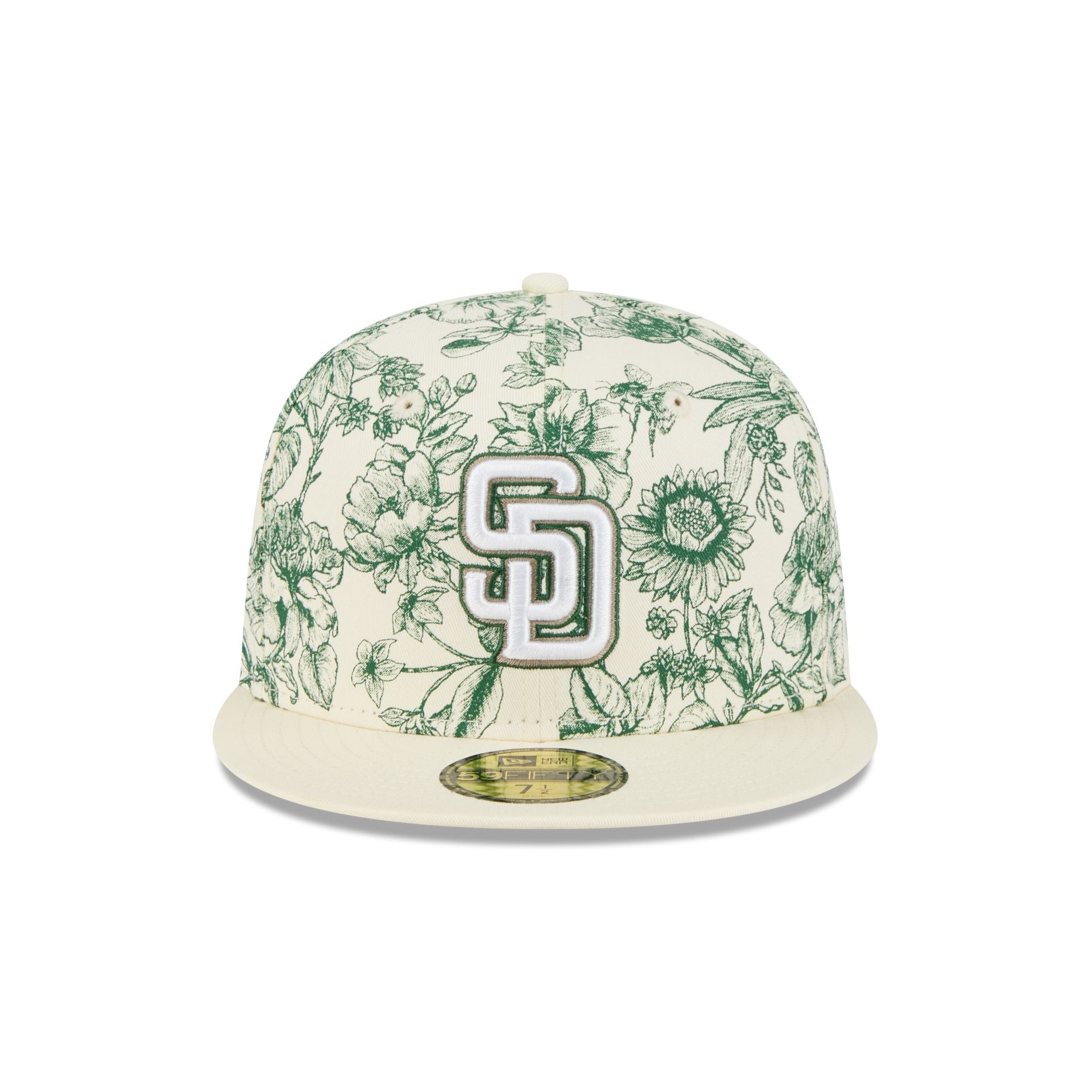 San Diego Padres Spring Floral 59FIFTY Fitted Hat