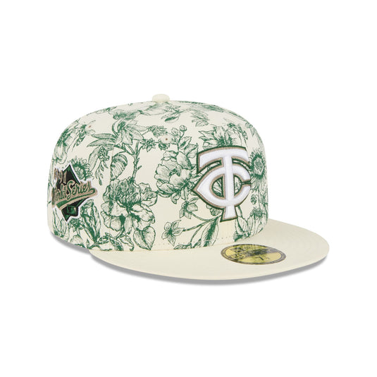 Minnesota Twins Spring Floral 59FIFTY Fitted Hat - New Era Cap